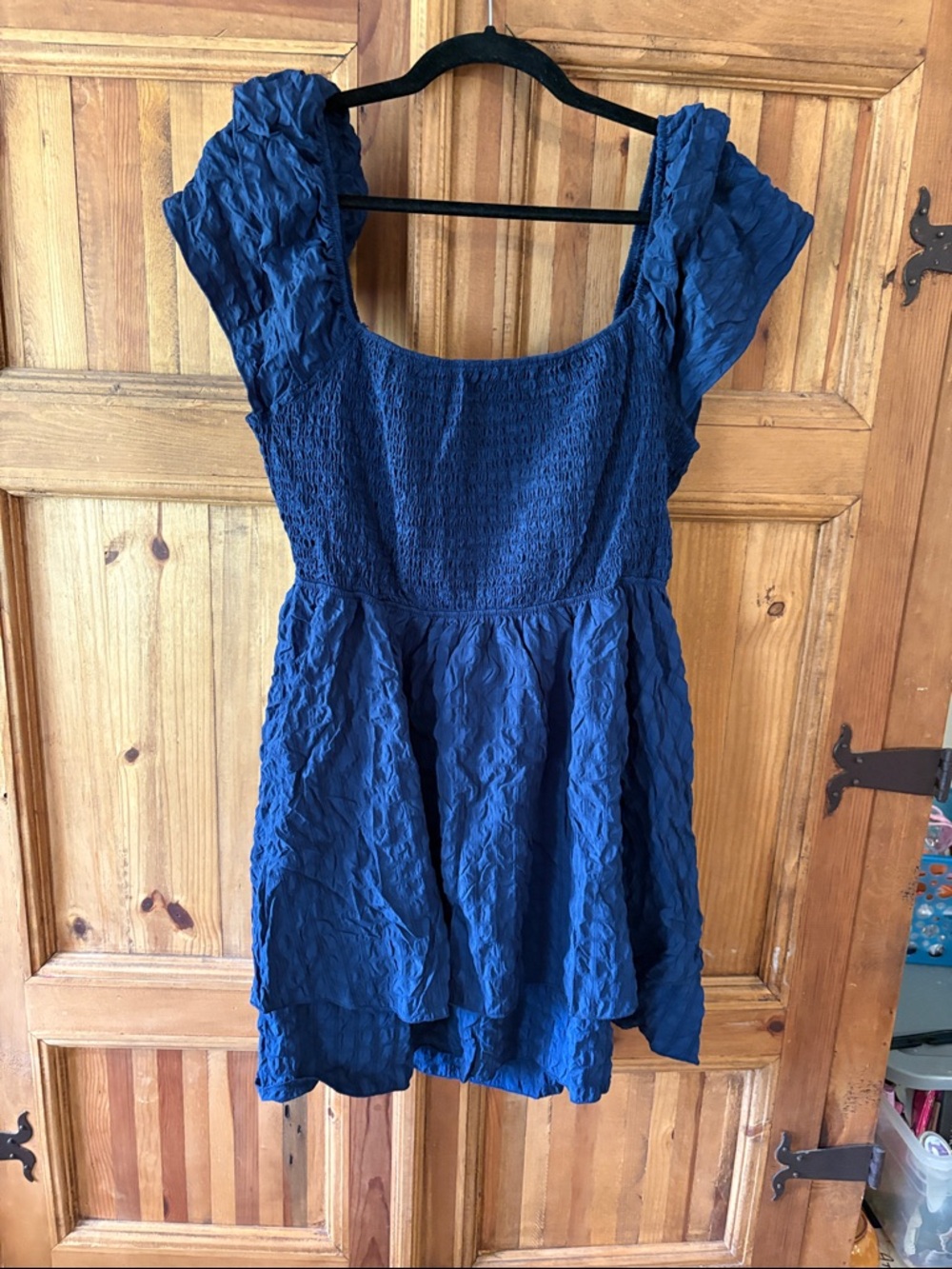 Simply Southern Navy Blue Backless Short Dress